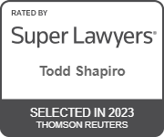 Rated By | Super Lawyers Todd Shapiro | Selected in 2023 Thomson Reuters