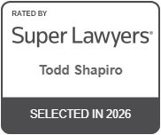 Rated by Super Lawyers | Todd Shapiro | Selected in 2026